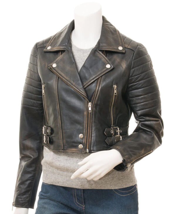 Women's Vintage Leather Jacket 2023/2024