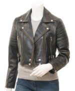 Women's Vintage Leather Jacket 2023/2024
