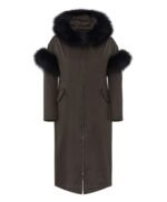 Women's Winter Long Hoodie Faux Fur Coat