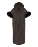 Women's Winter Long Hoodie Faux Fur Coat