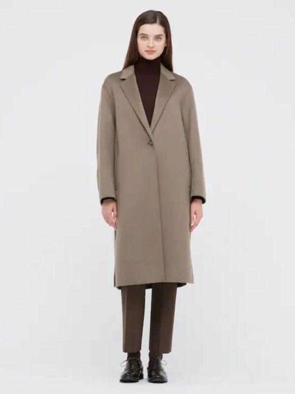 Womens Wool Long Coat Blend Chester