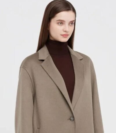 Womens Wool Long Coat Blend Chester