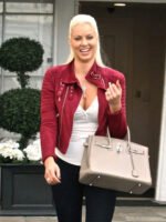 Wrestler Maryse Ouellet Leather Jacket