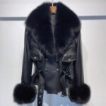 YOLOAgain Detachable Genuine Fur Collar and Cuffs