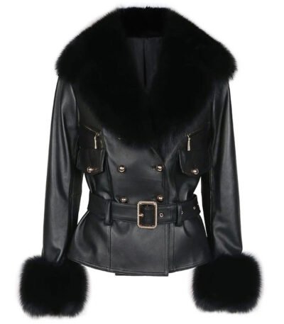 YOLOAgain Detachable Genuine Fur Collar and Cuffs
