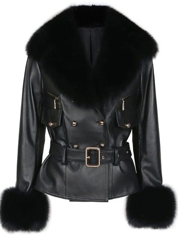 YOLOAgain Detachable Genuine Fur Collar and Cuffs