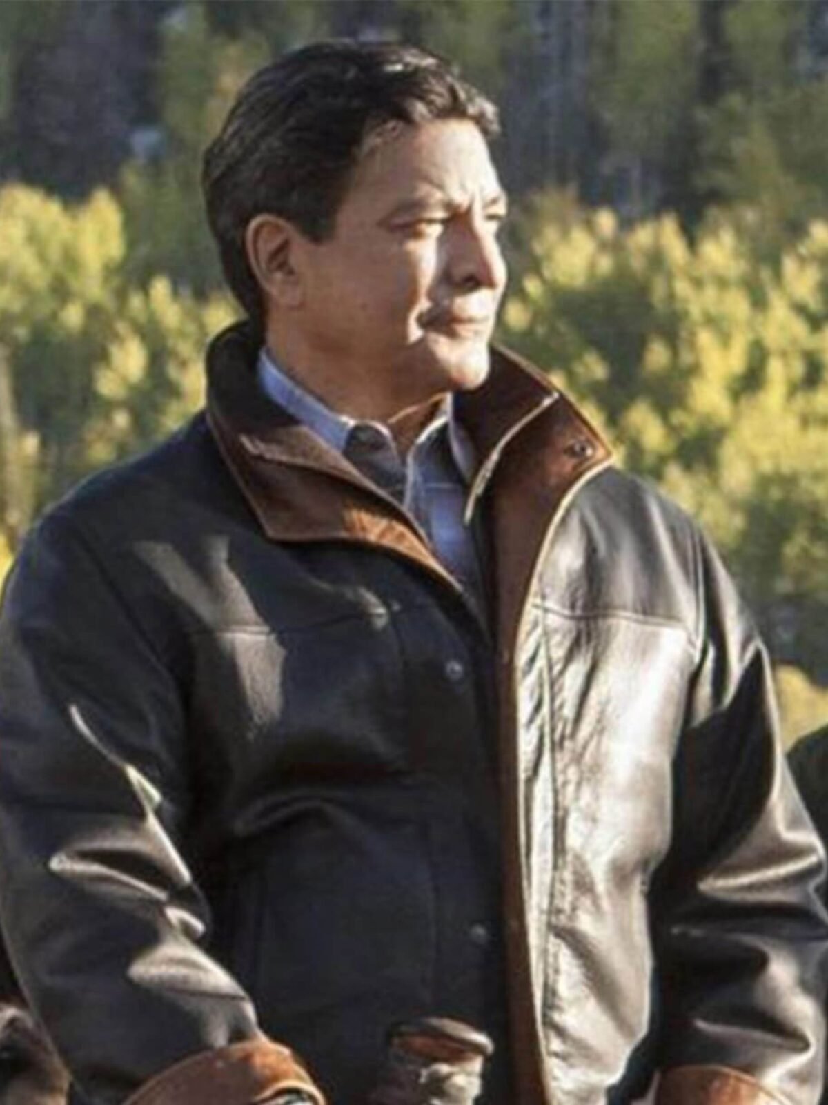 Yellowstone S04 Thomas Rainwater Leather Jacket