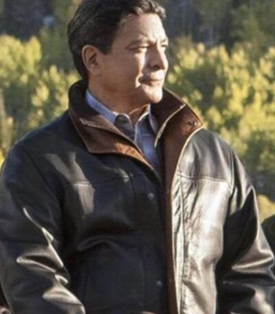 Yellowstone S04 Thomas Rainwater Leather Jacket