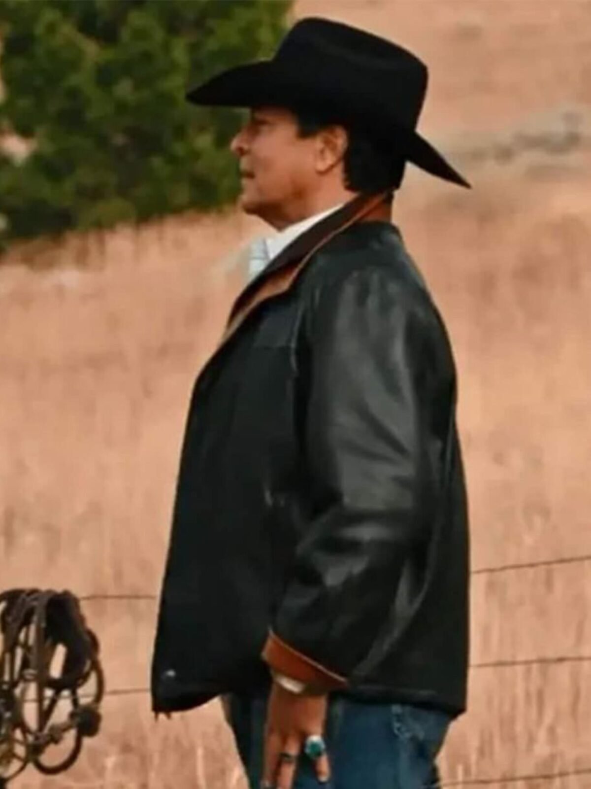 Yellowstone S04 Thomas Rainwater Leather Jacket