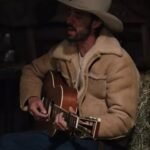 Yellowstone Season 4 Walker Ryan Bingham Shearling Jacket