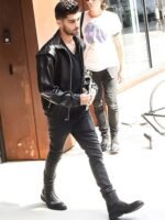 Zayn Malik Black Leather Jacket