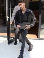 Zayn Malik Black Leather Jacket