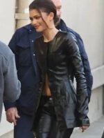 Zendaya Jimmy Kimmel Live Leather Jacket
