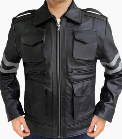 Zombie Hunter Leather Jacket