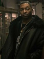Power Book III Malcolm M. Mays Shearling Leather Jacket