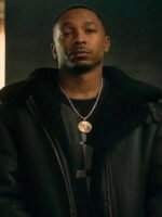 Power Book III Malcolm M. Mays Shearling Leather Jacket