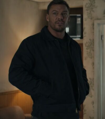 Reacher S02 Jack Reacher Black Jacket