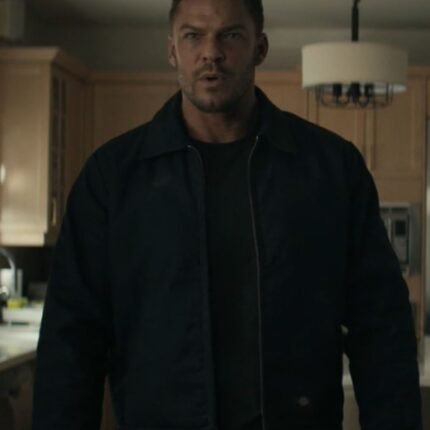 Reacher S02 Jack Reacher Black Jacket