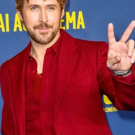Ryan Gosling Maroon Suit