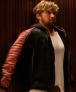 The Fall Guy 2024 Ryan Gosling Black Leather Jacket