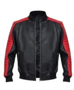 The Fall Guy 2024 Ryan Gosling Black Leather Jacket