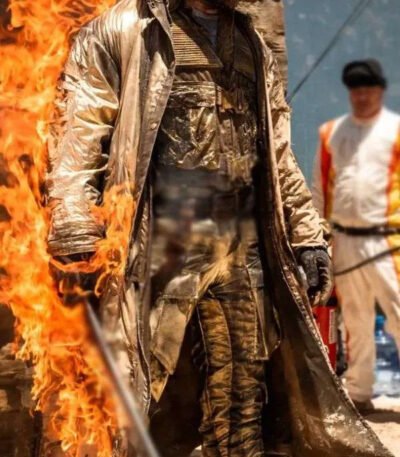 The Fall Guy Ryan Gosling Golden Trench Coat