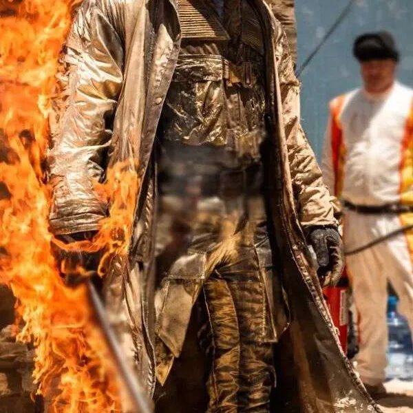 The Fall Guy Ryan Gosling Golden Trench Coat