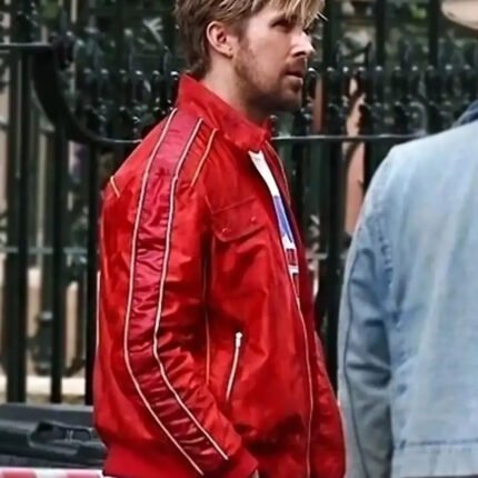 The Fall Guy Ryan Gosling Red Bomber Jacket