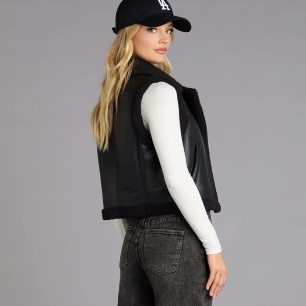 Chill Factor Genuine Sherpa Trim Vest