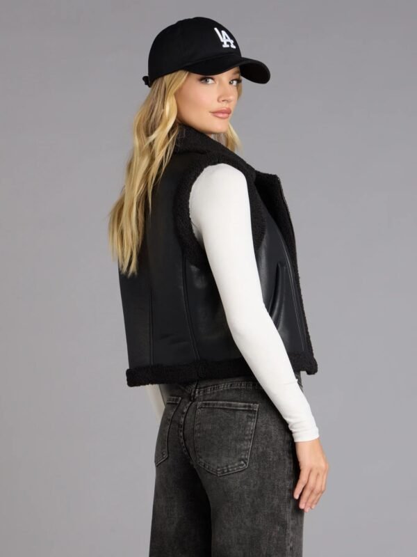Chill Factor Genuine Sherpa Trim Vest