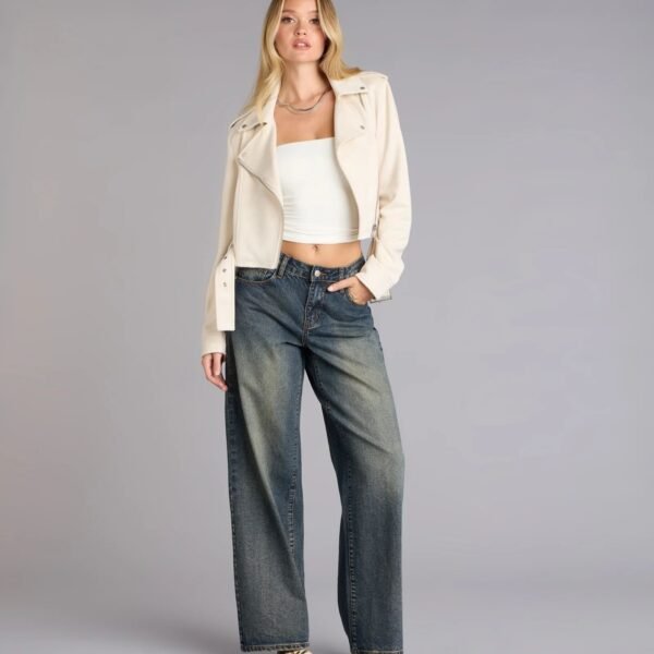 Cool Factor Suede Moto Jacket