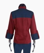 Cyberpunk 2077 Female V Red Leather Blazer