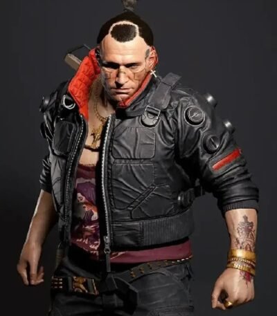 Cyberpunk 2077 Jackie Welles Bomber Leather Jacket