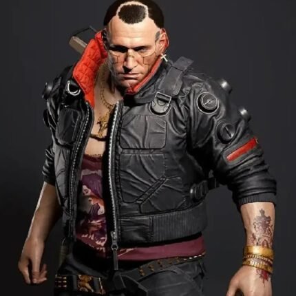 Cyberpunk 2077 Jackie Welles Bomber Leather Jacket