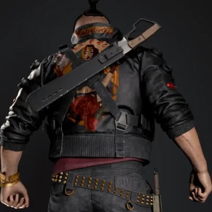 Cyberpunk 2077 Jackie Welles Bomber Leather Jacket