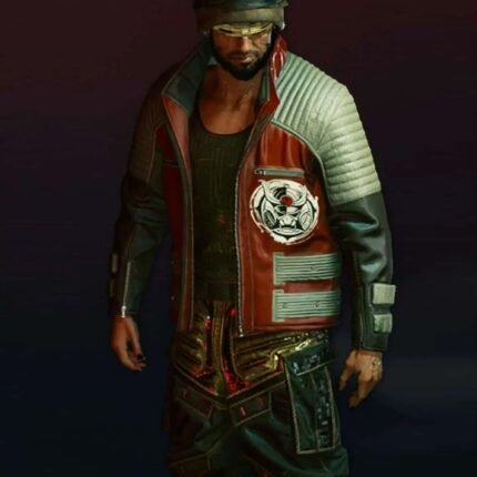 Cyberpunk Second Conflict Biker Jacket