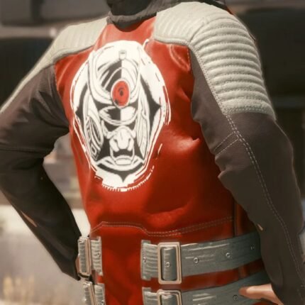 Cyberpunk Second Conflict Biker Jacket