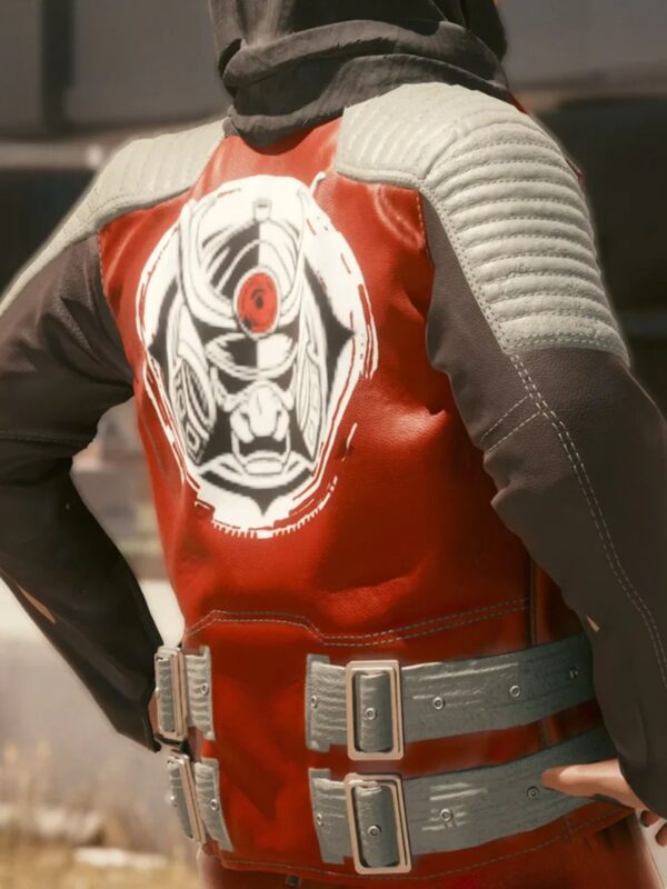 Cyberpunk Second Conflict Biker Jacket