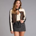 Life In The Fast Lane Crop Moto Jacket