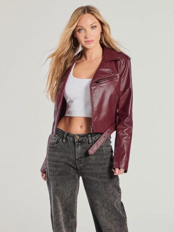 Ride With Me Genuine Leather Moto Jacket