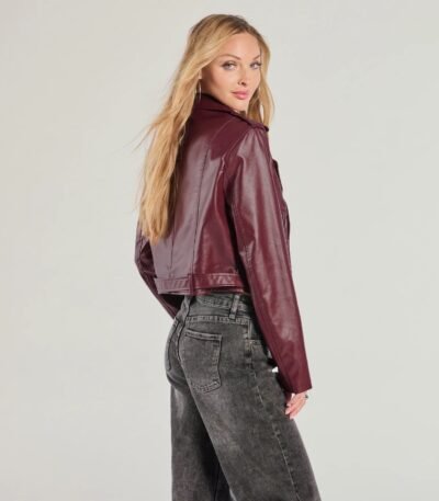 Ride With Me Genuine Leather Moto Jacket