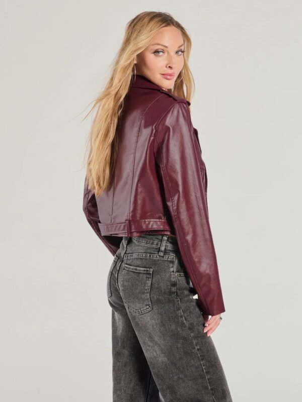 Ride With Me Genuine Leather Moto Jacket