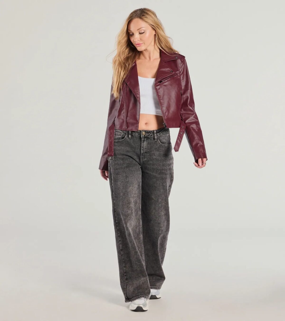 Ride With Me Genuine Leather Moto Jacket