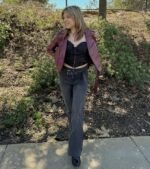 Ride With Me Genuine Leather Moto Jacket