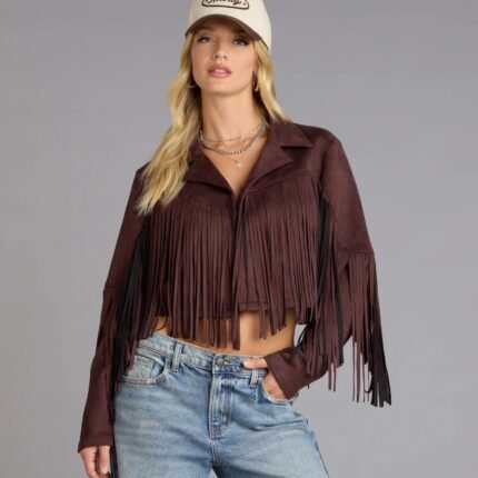 Trailblazer Suede Fringe Jacket