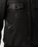 Women’s 2025 Leather Bomber Jacket Trendy Female Stylish Leather Outerwear