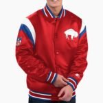 Buffalo Bills Satin Varsity Jacket