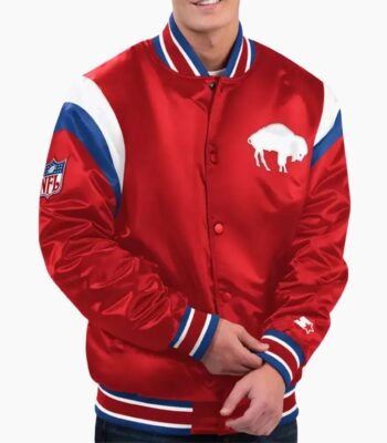 Buffalo Bills Satin Varsity Jacket