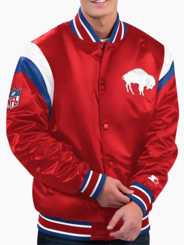 Buffalo Bills Satin Varsity Jacket