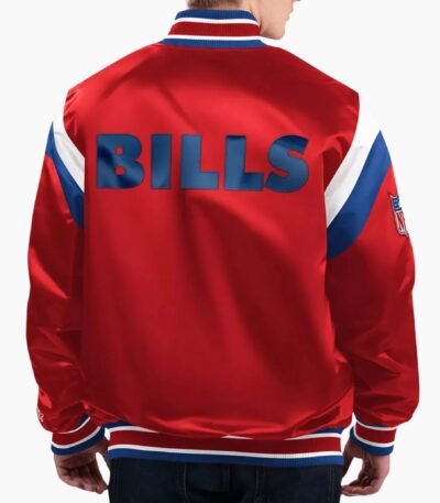 Buffalo Bills Satin Varsity Jacket